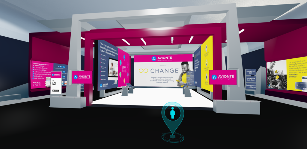 Virtual conference vendor booth