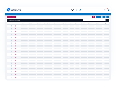 Applicant tracking system database