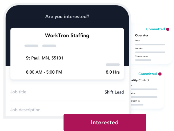 Improve talent show-up rates staffing software