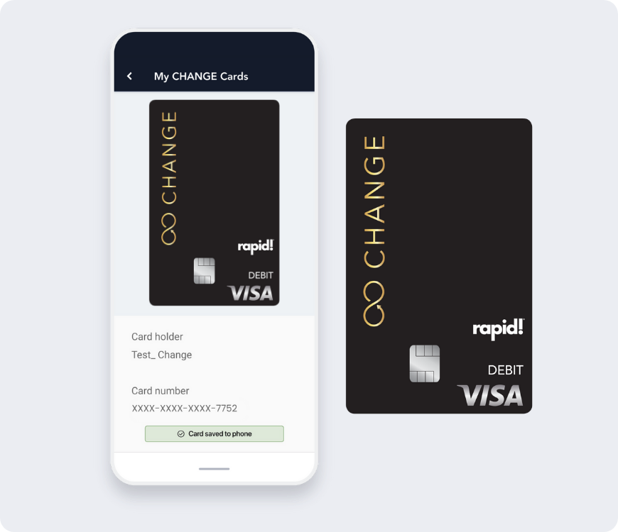 CHANGE Virtual Card