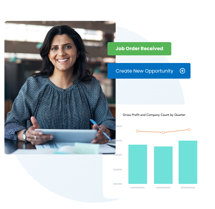 Professional and IT staffing software