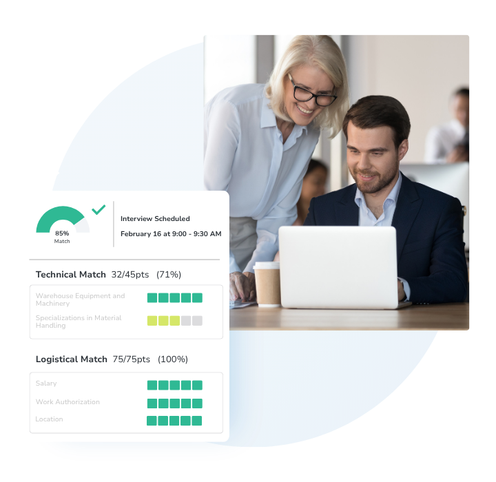 Staffing software platform with AI and automation
