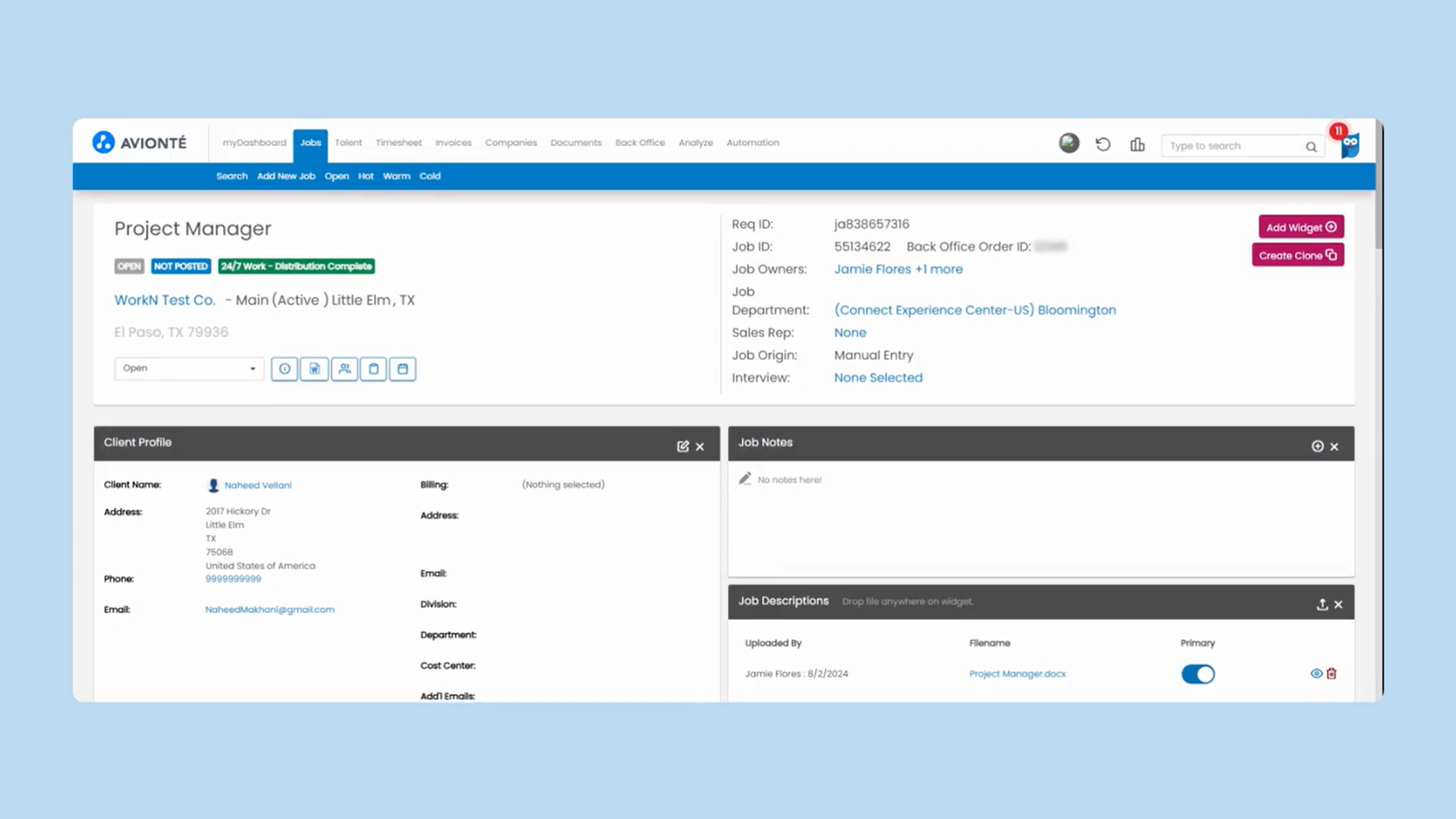 Aviont&eacute; AI Matching Agent